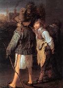 David Ryckaert In the Village painting